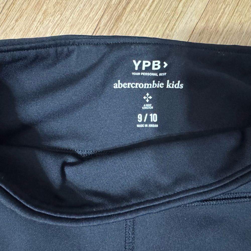 Abercrombie Kids Black Leggings 9/10